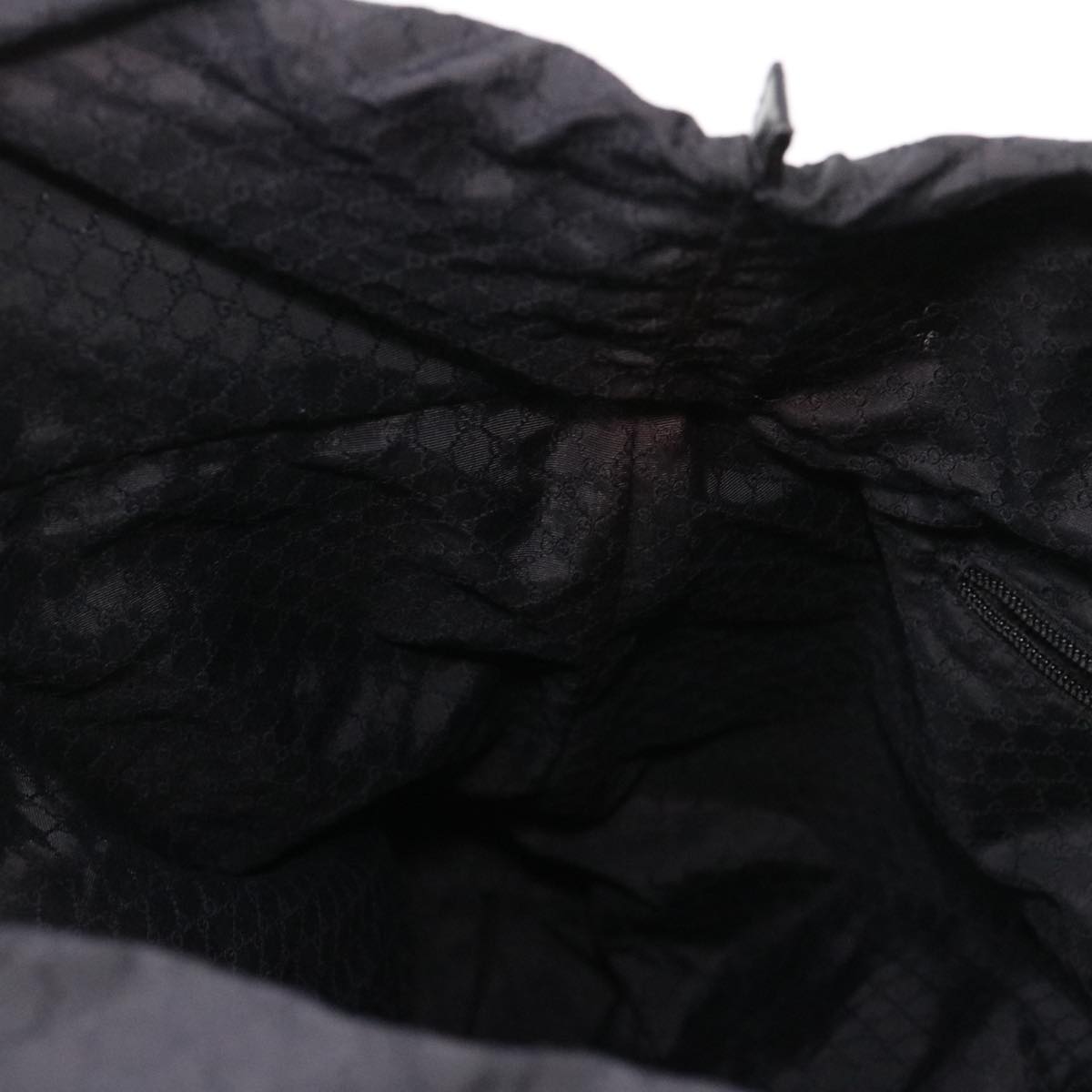 GUCCI Boston Bag Nylon Black ti972
