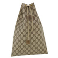 GUCCI GG Canvas Drawstring Pouch Beige tp546