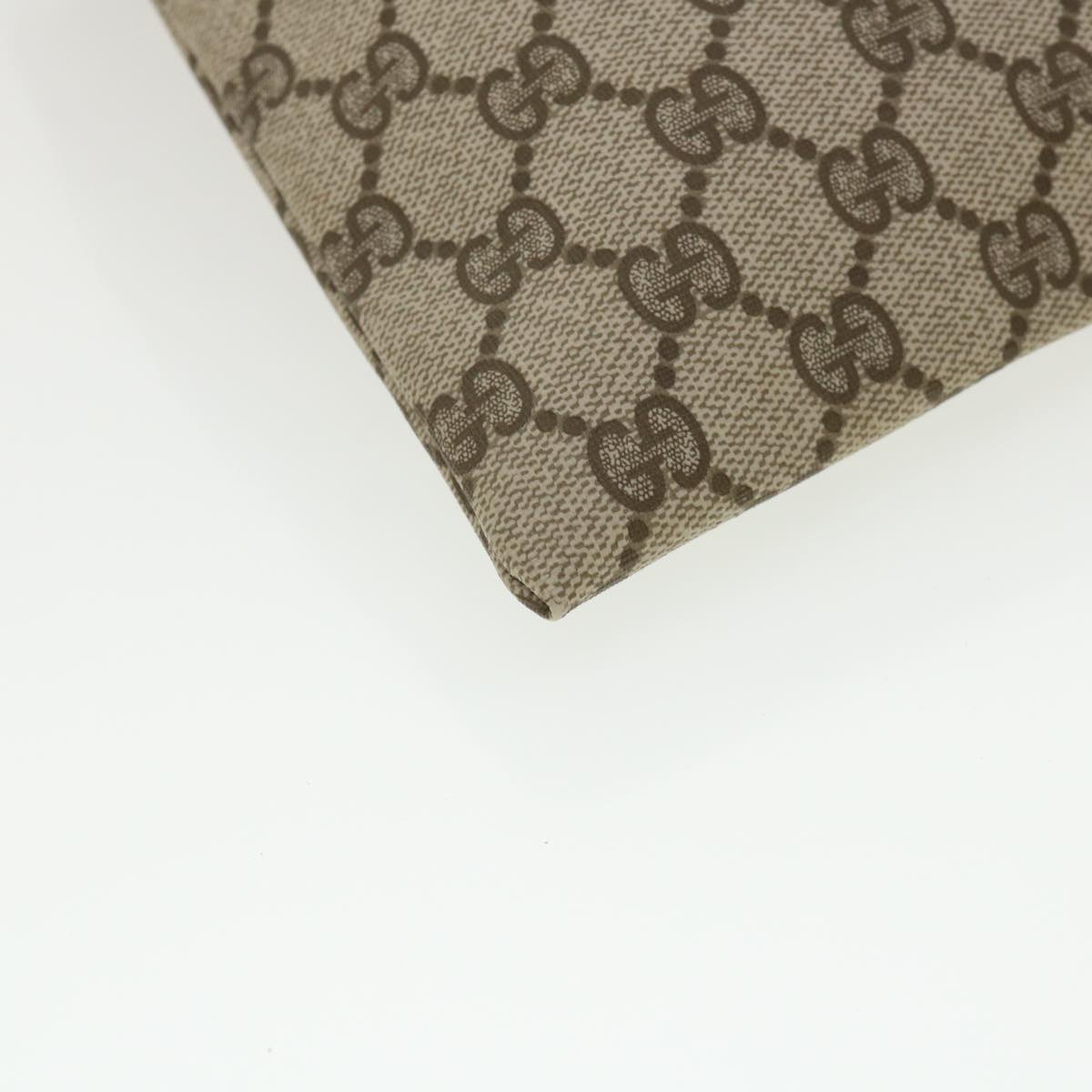 GUCCI GG Canvas Drawstring Pouch Beige tp546