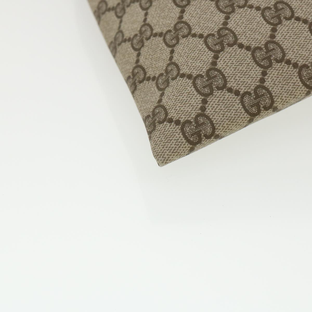 GUCCI GG Canvas Drawstring Pouch Beige tp546