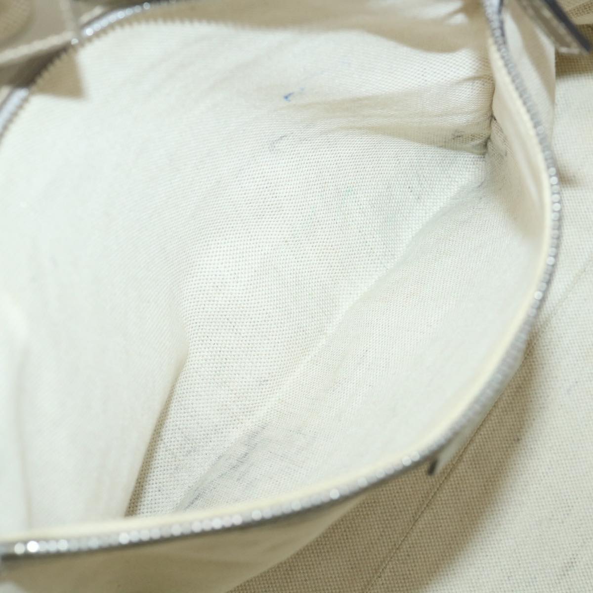 GUCCI GG Canvas Shoulder Bag Silver 197953 tp598