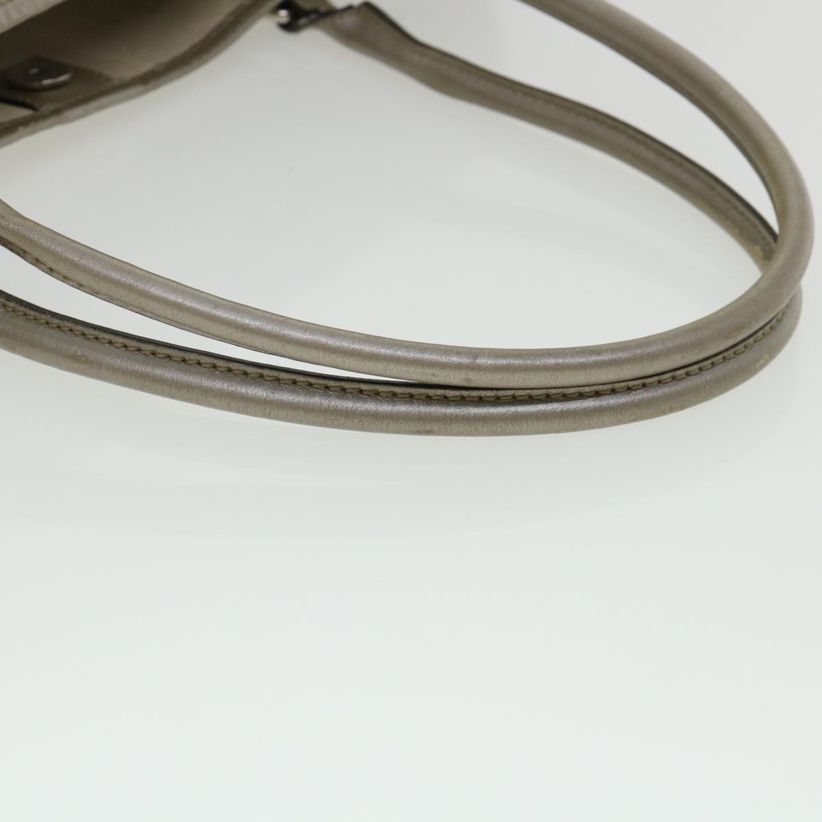 GUCCI GG Canvas Shoulder Bag Silver 197953 tp598
