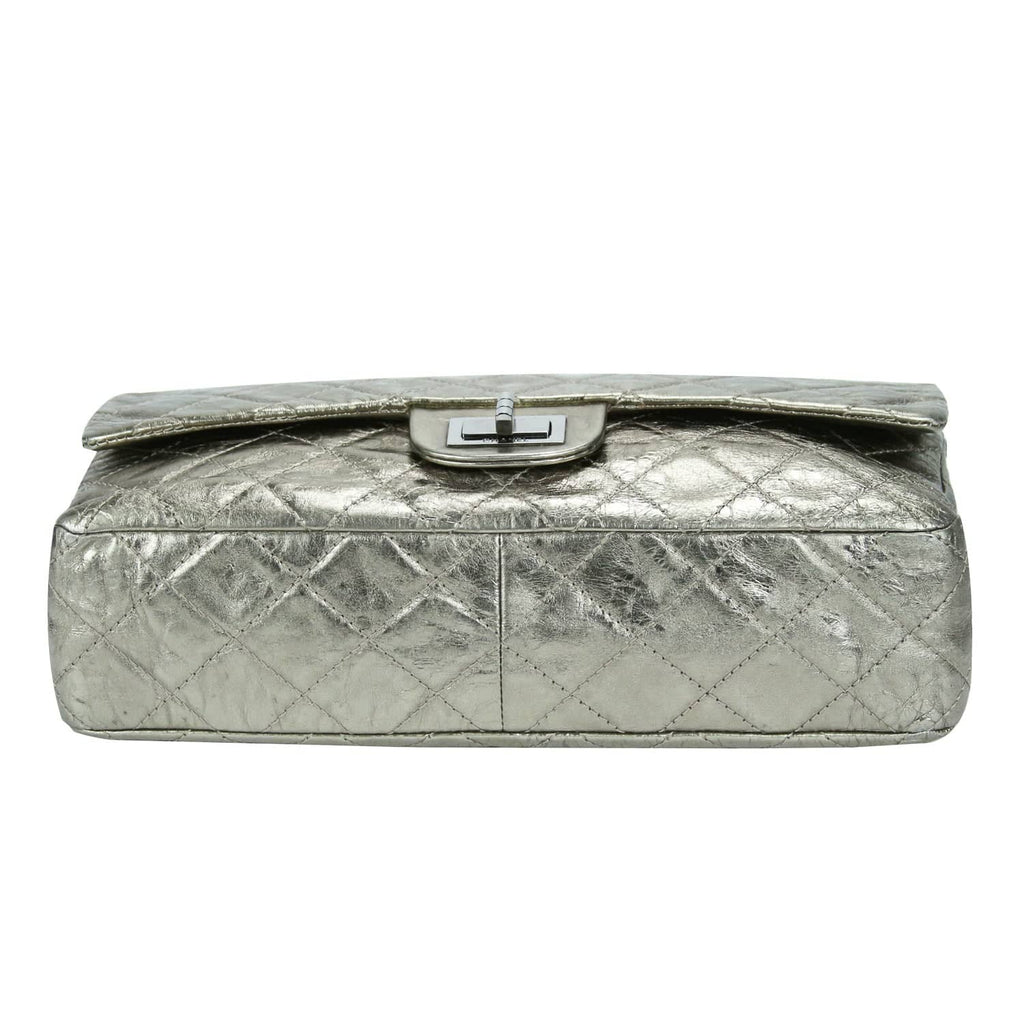 Chanel 2.55 Reissue Jumbo Gold Aged Calfskin Ruthenium