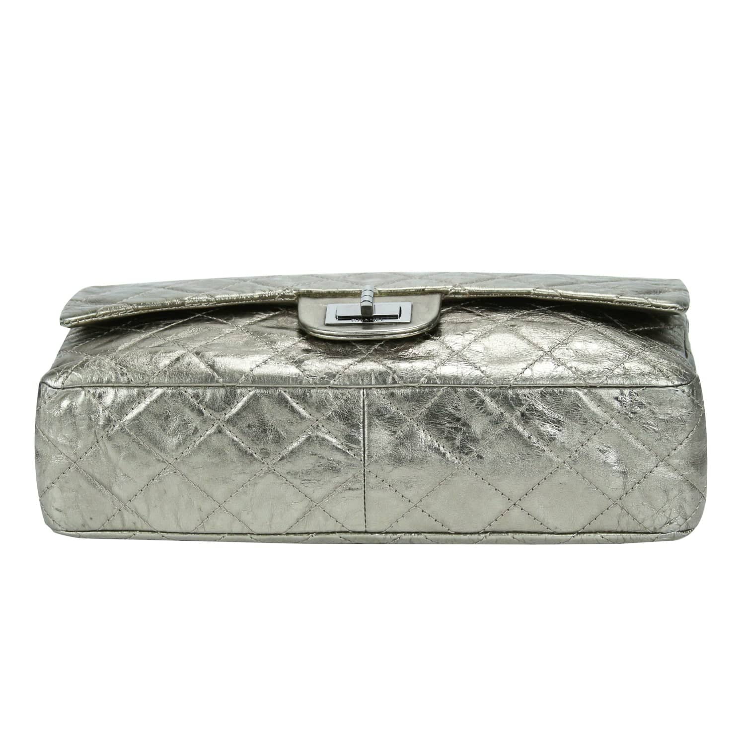 Chanel 2.55 Reissue Jumbo Gold Aged Calfskin Ruthenium