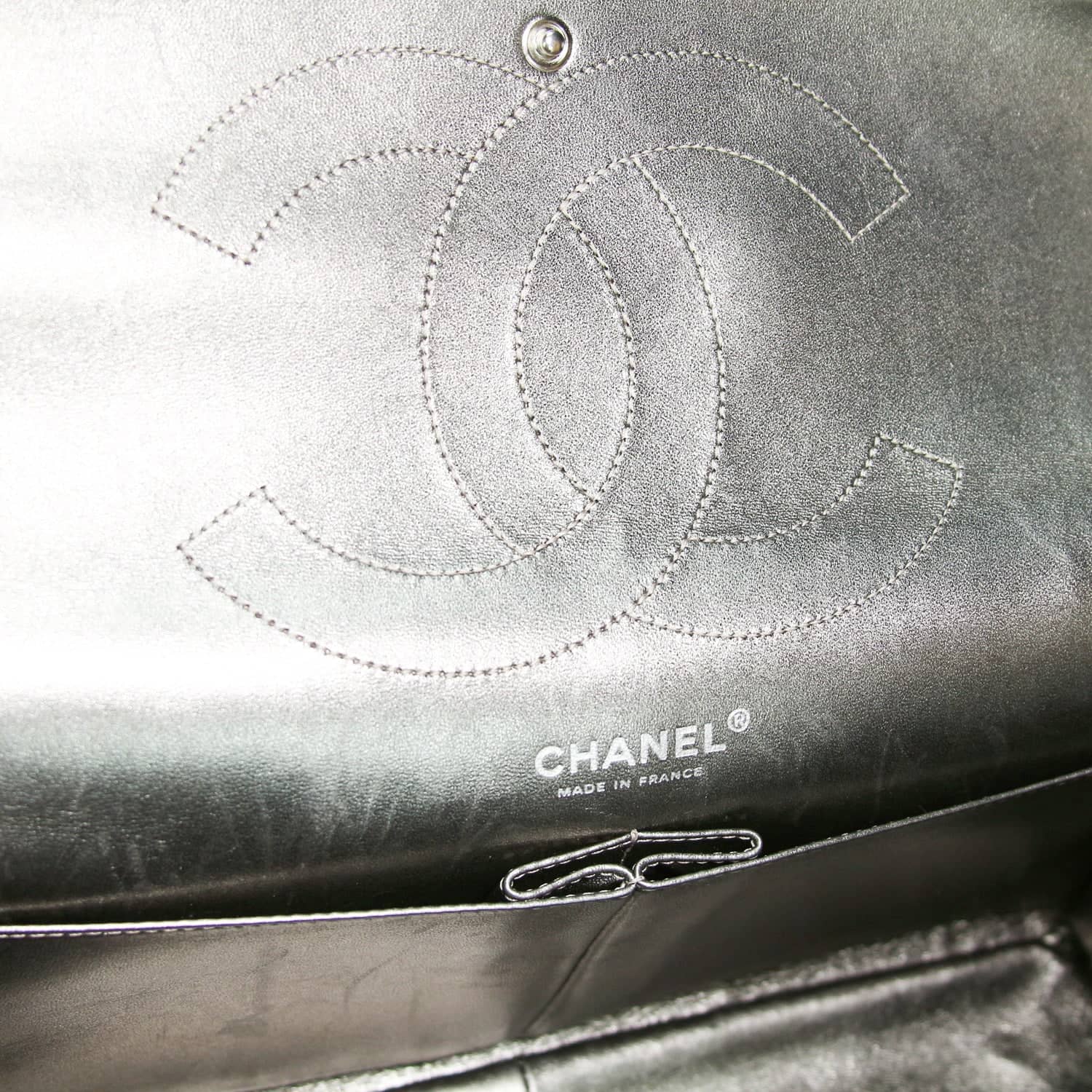 Chanel 2.55 Reissue Jumbo Gold Aged Calfskin Ruthenium