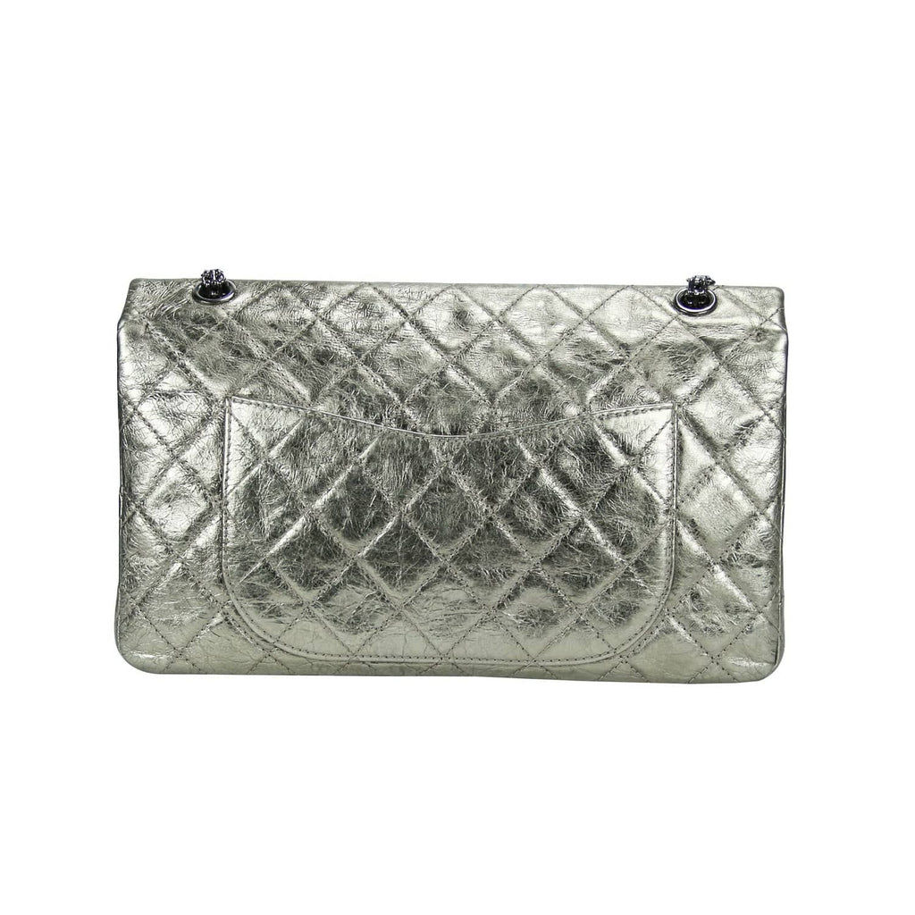 Chanel 2.55 Reissue Jumbo Gold Aged Calfskin Ruthenium