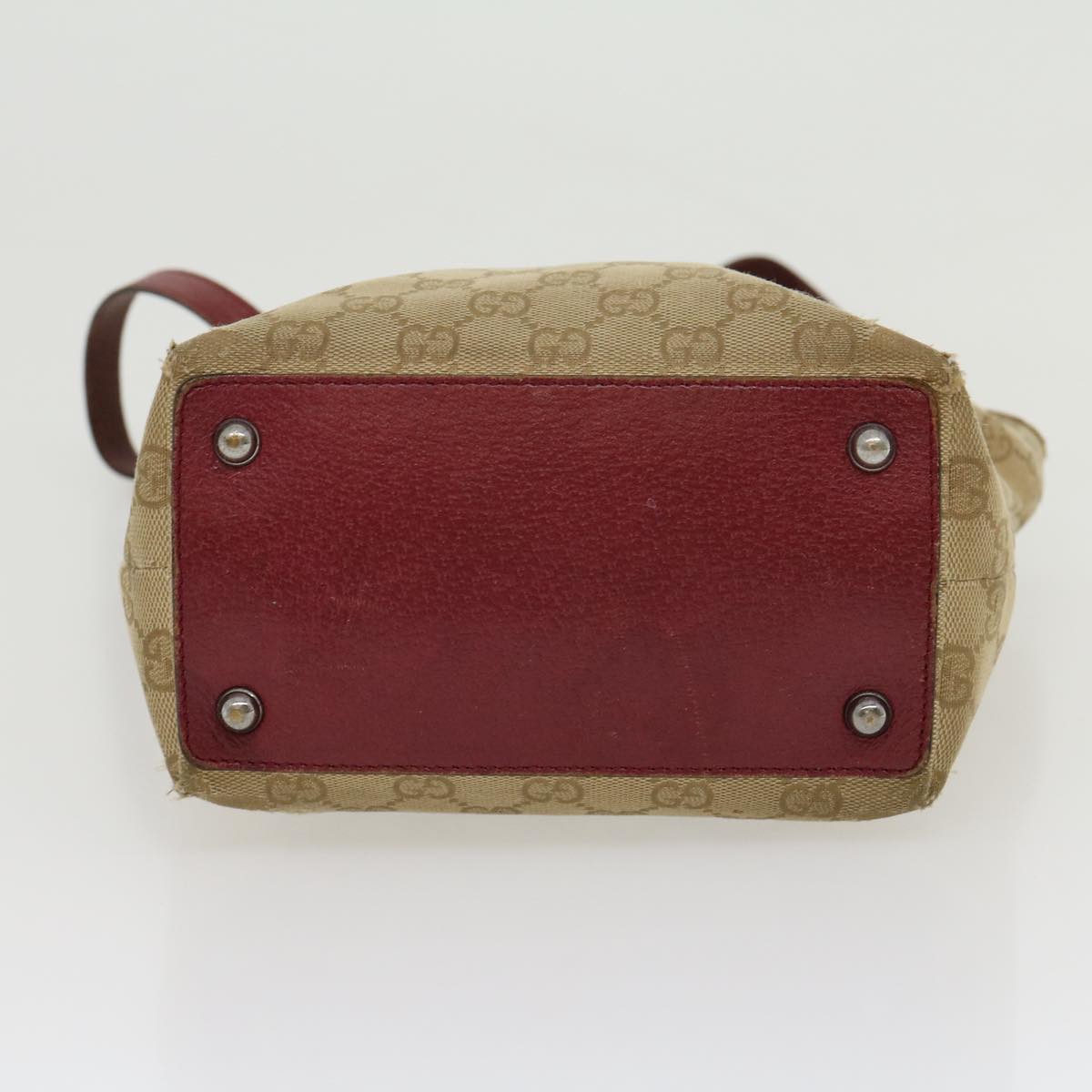 GUCCI GG Canvas Tote Bag Beige uy028