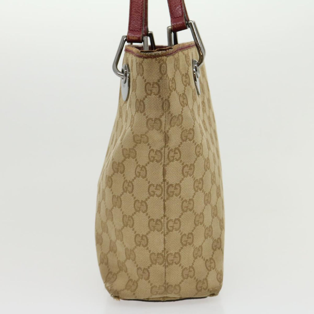 GUCCI GG Canvas Tote Bag Beige uy028