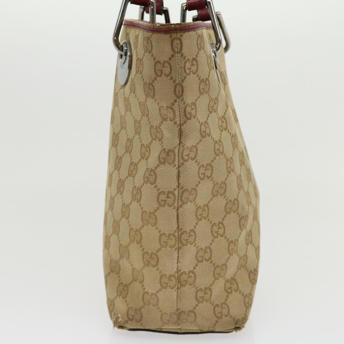 GUCCI GG Canvas Tote Bag Beige uy028