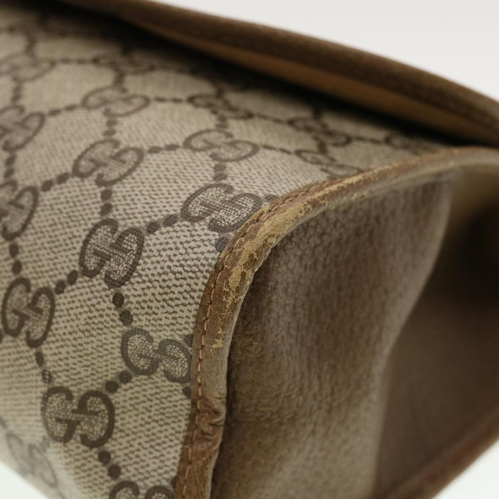 GUCCI GG Canvas Web Sherry Line Clutch Bag Beige Red Green 89.01.031 uy099