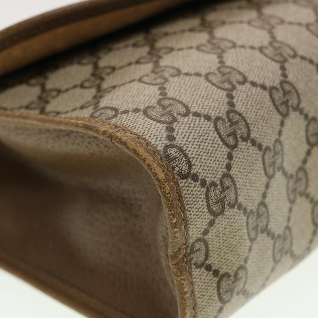 GUCCI GG Canvas Web Sherry Line Clutch Bag Beige Red Green 89.01.031 uy099