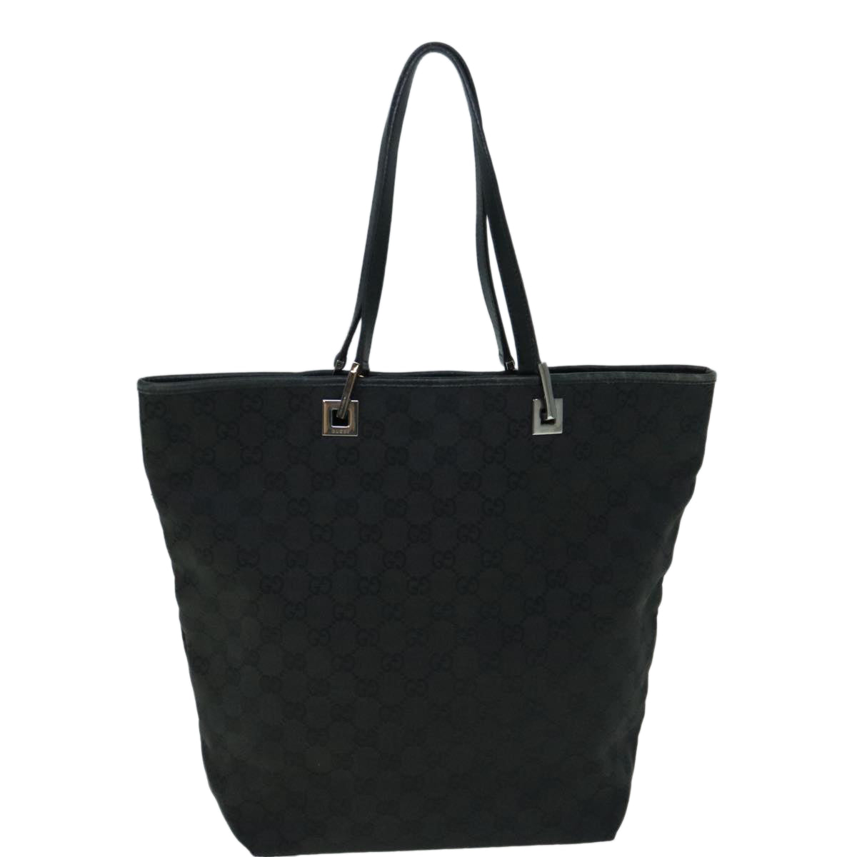 GUCCI GG Canvas Tote Bag Black 31243 uy150