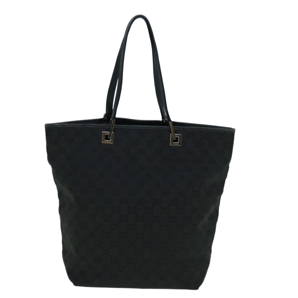 GUCCI GG Canvas Tote Bag Black 31243 uy150