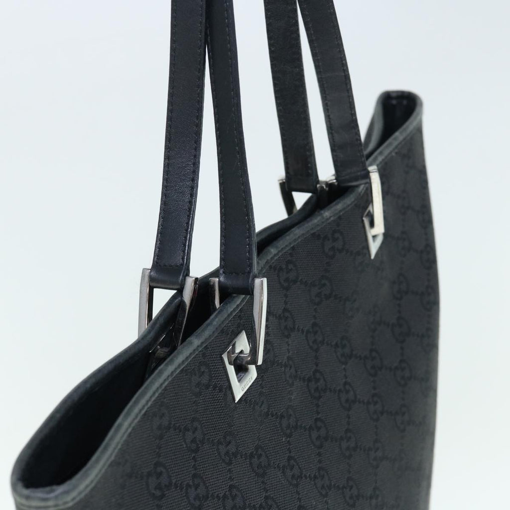 GUCCI GG Canvas Tote Bag Black 31243 uy150