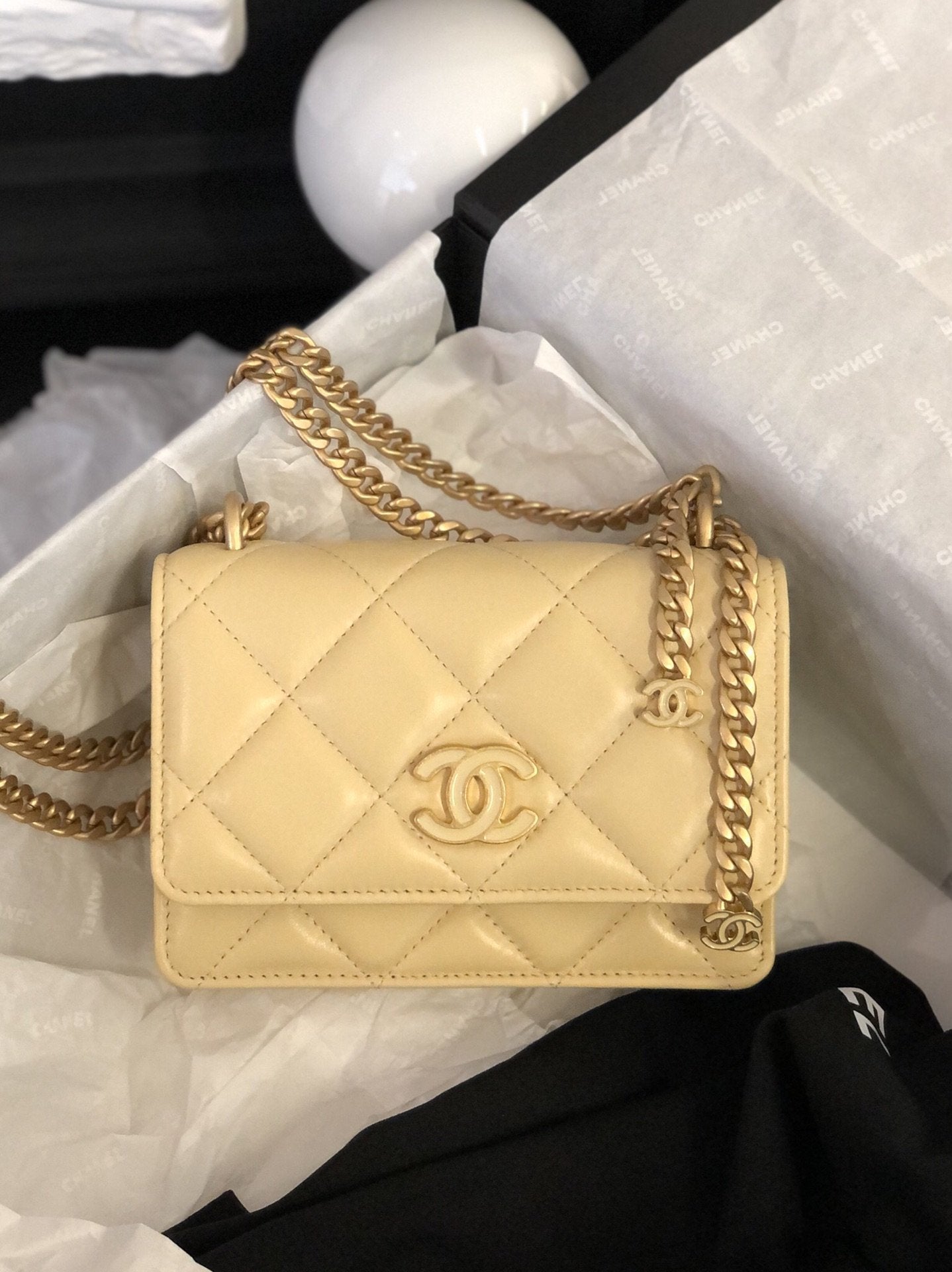 CHLSpring And Summer 22C Yellow For Women, Women’s Bags 6.1in/15.5cm