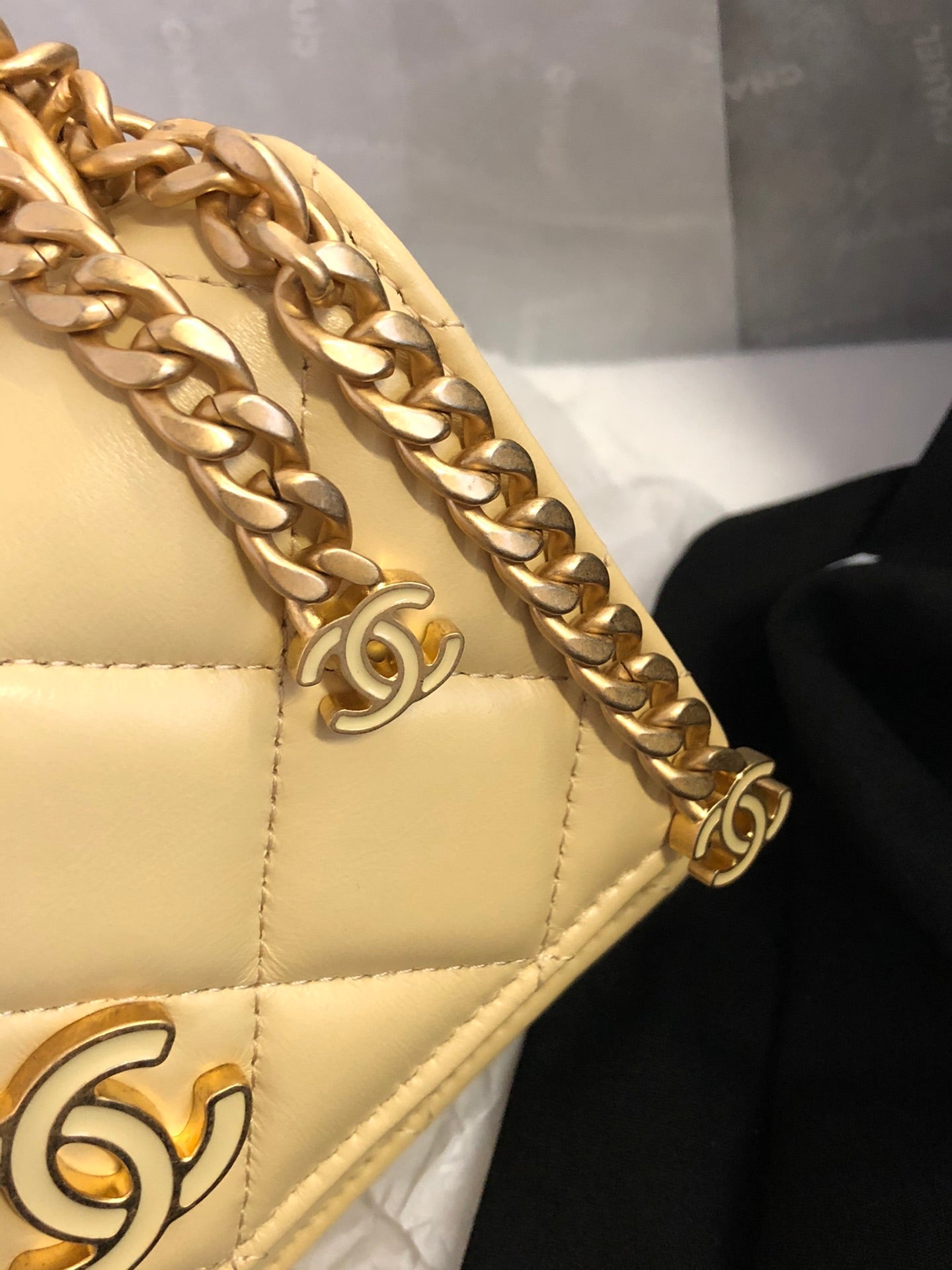 CHLSpring And Summer 22C Yellow For Women, Women’s Bags 6.1in/15.5cm