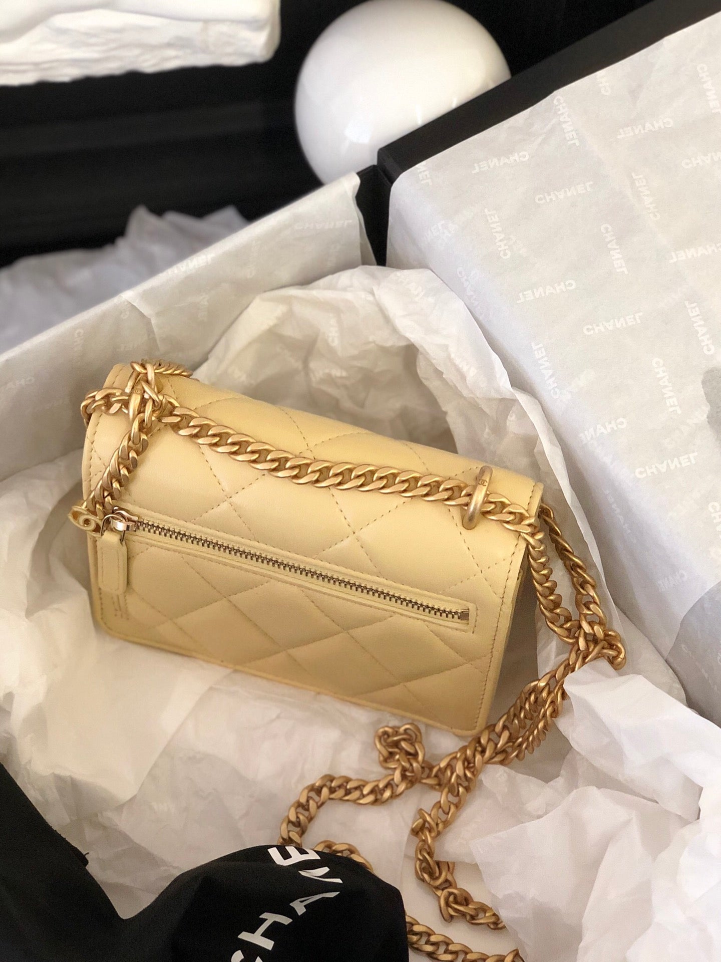 CHLSpring And Summer 22C Yellow For Women, Women’s Bags 6.1in/15.5cm