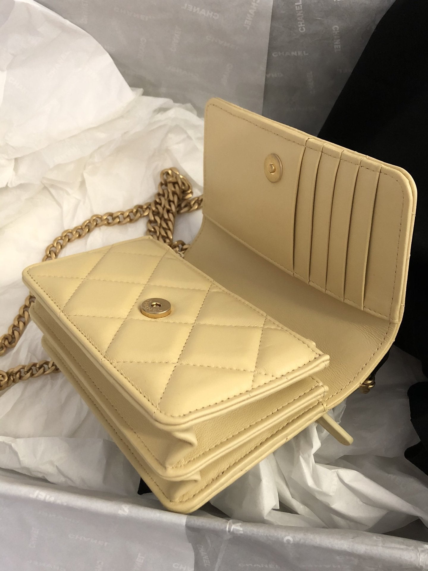 CHLSpring And Summer 22C Yellow For Women, Women’s Bags 6.1in/15.5cm