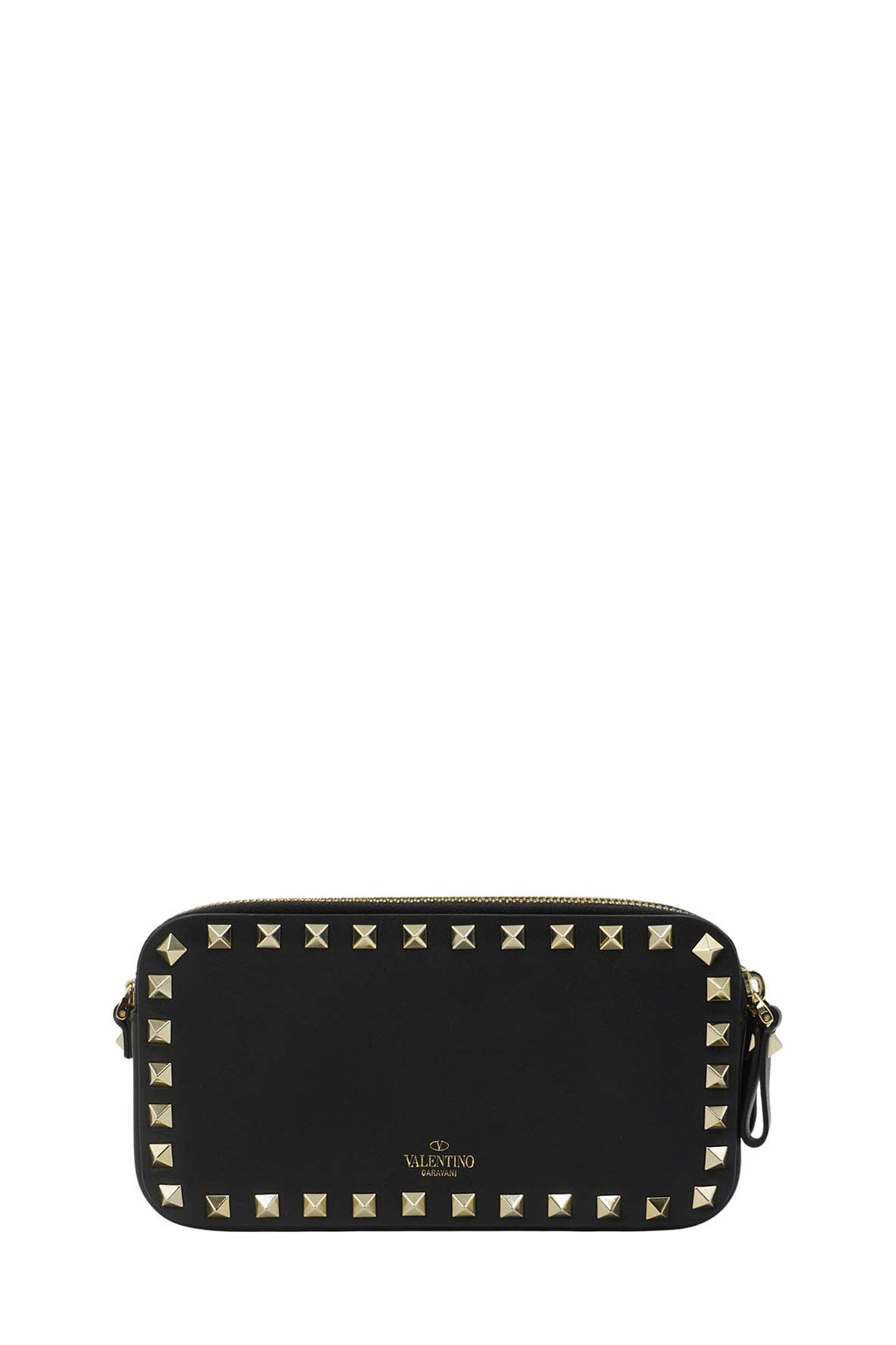 Garavani Rockstud Chain Camera Crossbody Bag Black
