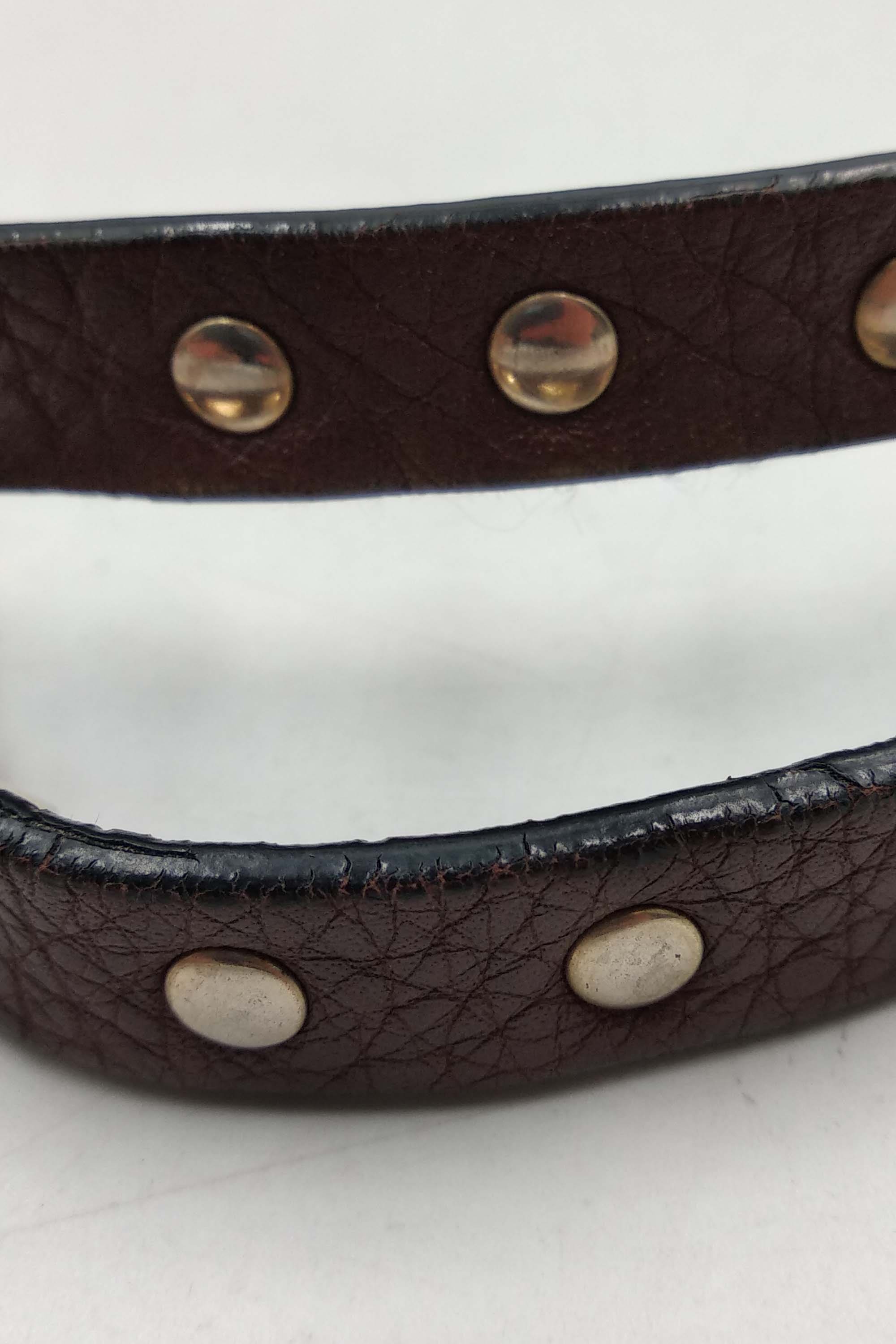Medium Rockstud Tote Maroon