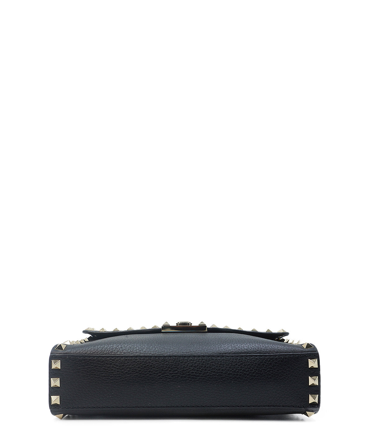 Small Rockstud Shoulder-Crossbody Bag Black