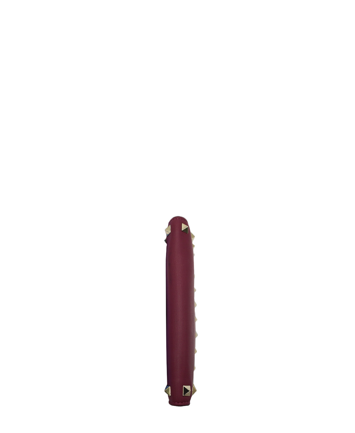 Rockstud Bifold Leather Wallet Purple
