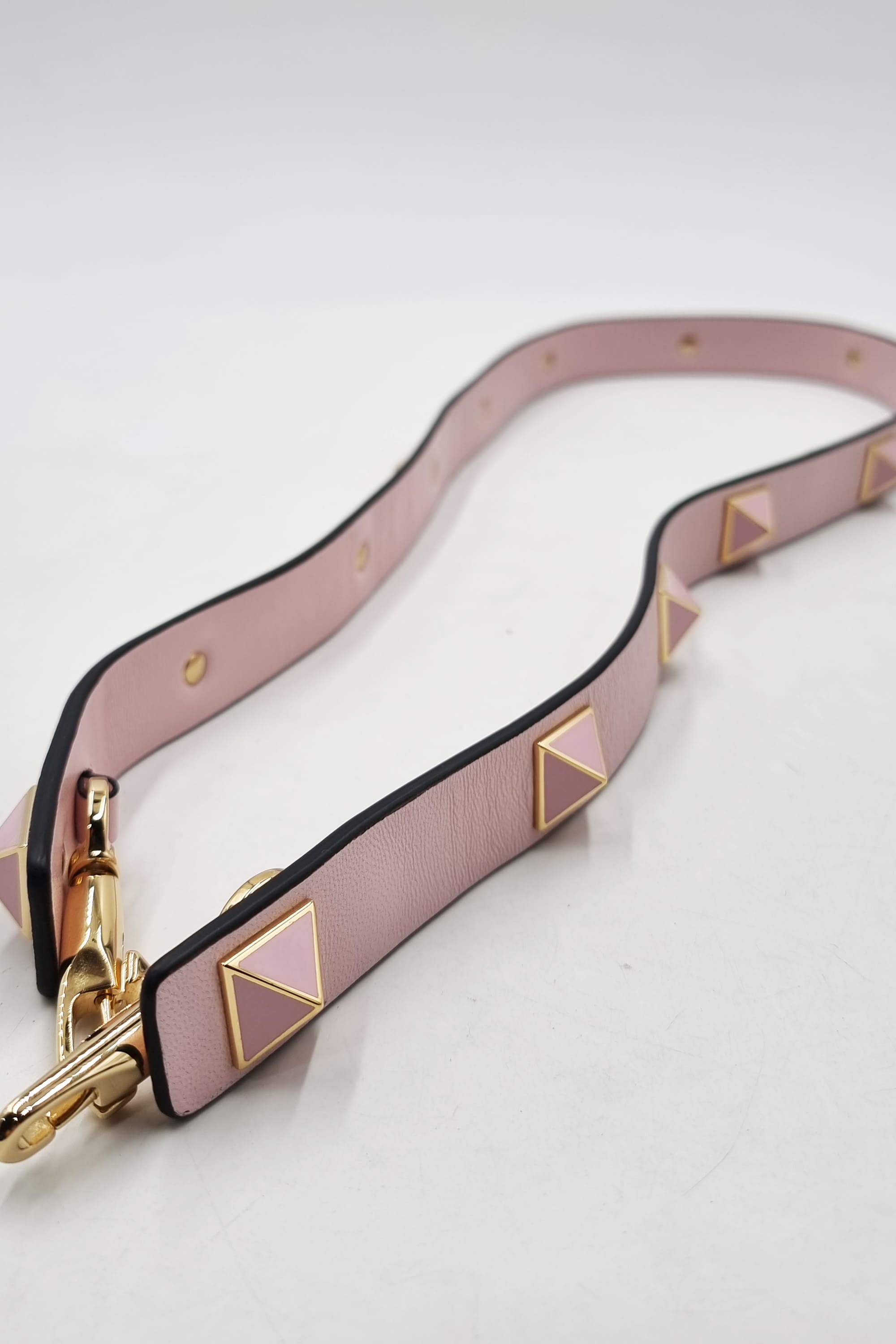 Small Roman Stud the Handle Bag Blush Pink