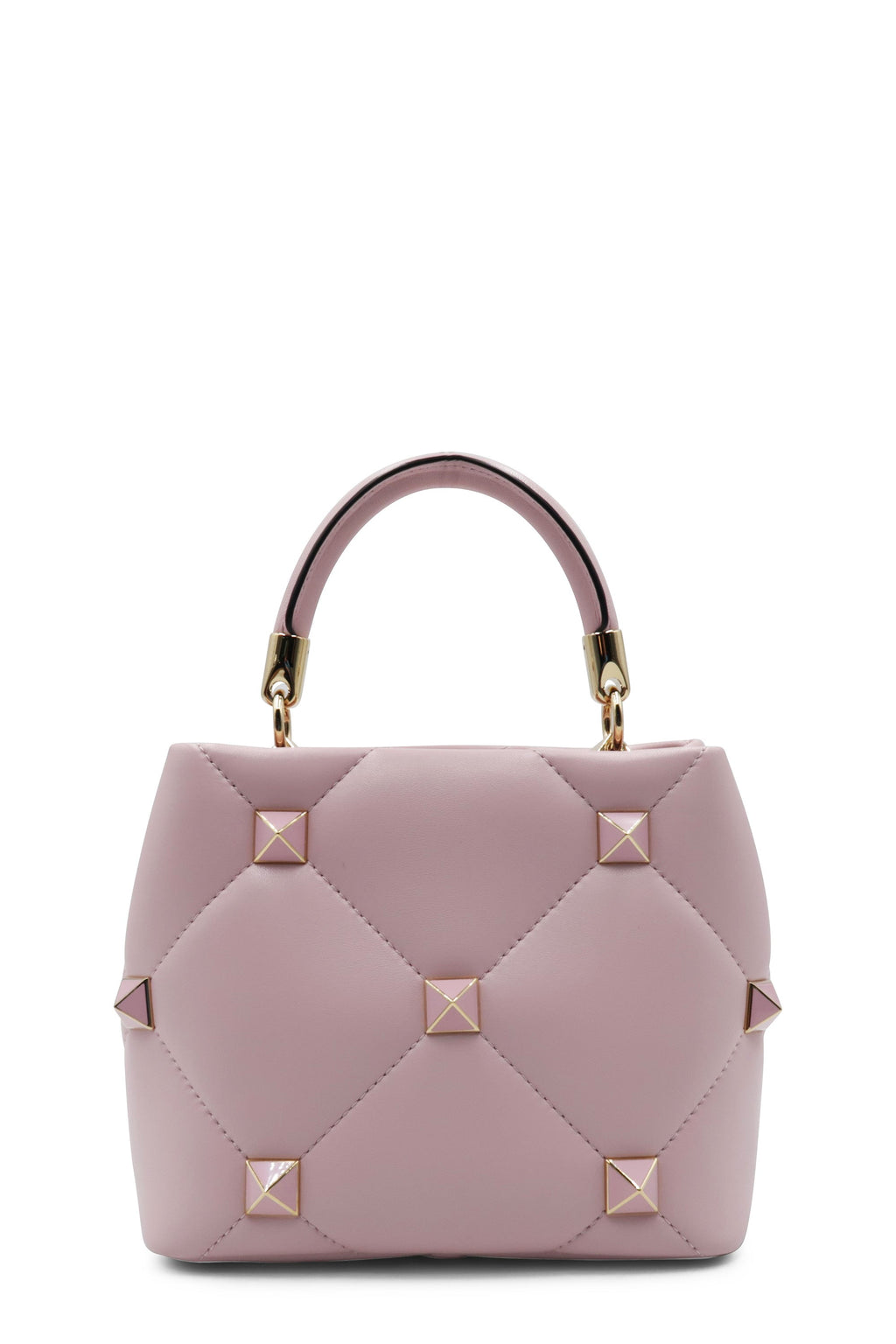 Small Roman Stud the Handle Bag Blush Pink