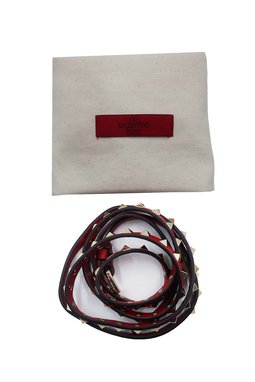 Small Rockstud Crossbody Bag Red