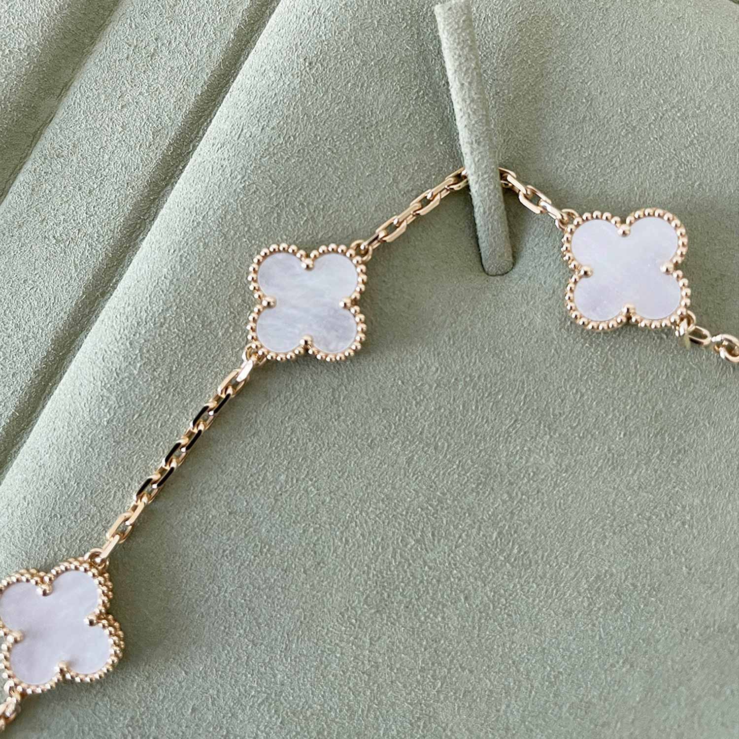 Van Cleef & Arpels Vintage Alhambra 10 Motifs Necklace