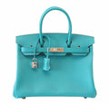 HermÃƒÆ’Ã‚Â¨s Birkin 30 Blue Paon Bag