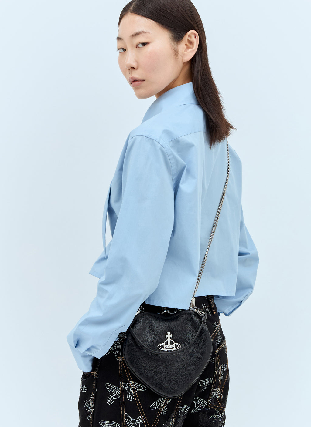 Vivienne Westwood Women Belle Heart Frame Shoulder Bag