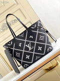 LV Neverfull MM Monogram Empreinte Black For Women,  Tote Bags 12.2in/31cm LV M46040