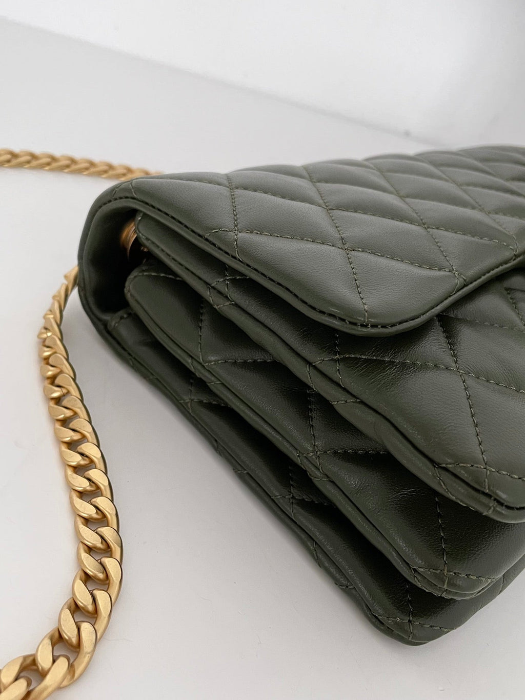 CHLSmall GlamIap Bag Green For Women Bags 8.7in/22cm