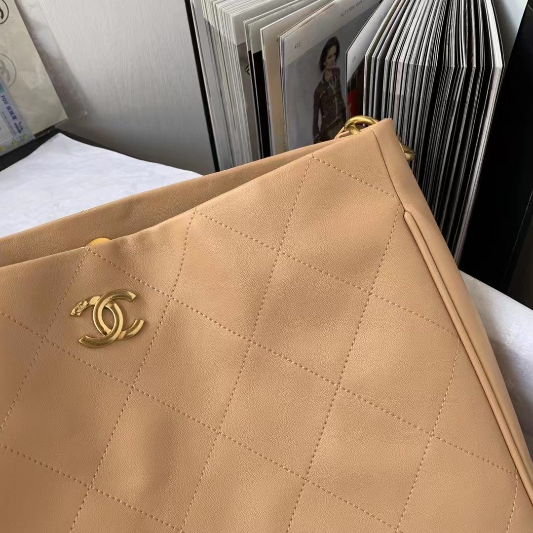 CHLShopping Bags Beige For Women, Women’s Bags 13in/30.5cm