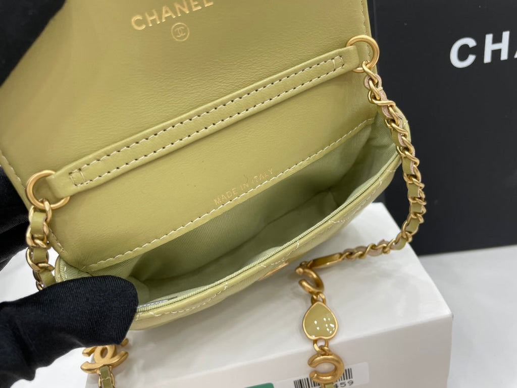 CHLMini GlamIap Bag Green For Women Bags 7.5in/19cm