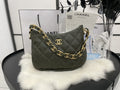 CHLHobo Handbag Emerald Green For Women, Women’s Bags 9.4in/24cm