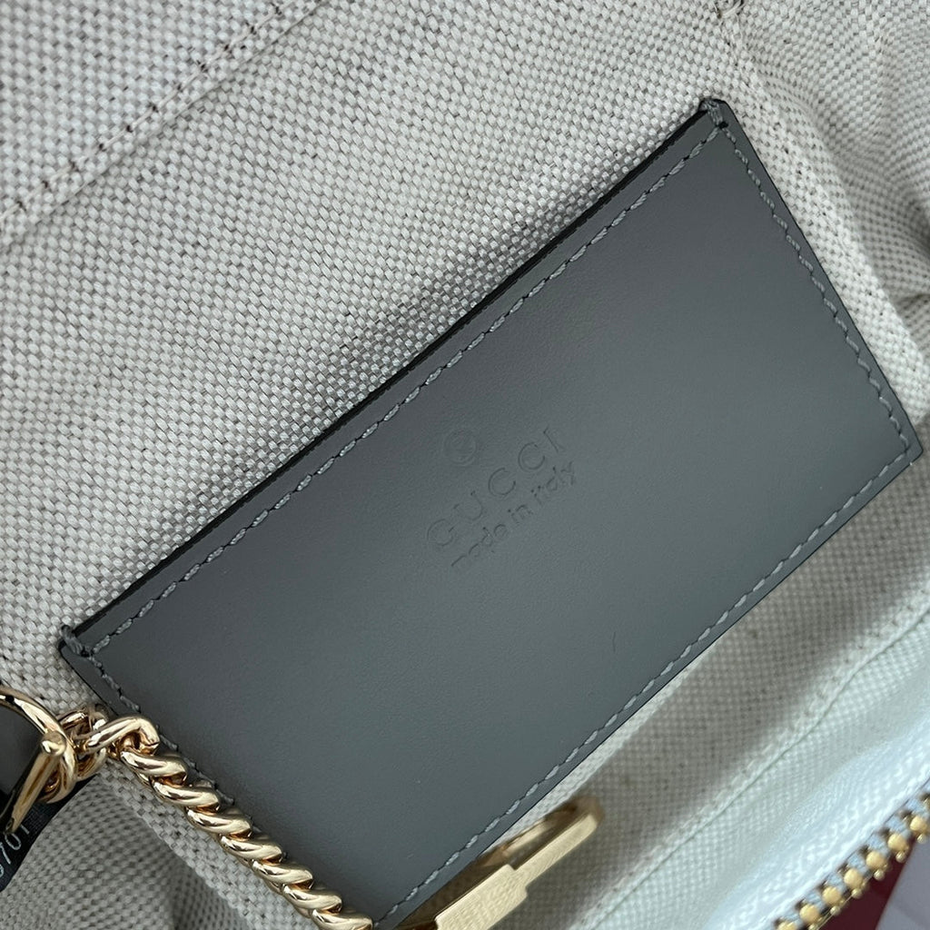 Glami Quilted Glami Mini Handbag Gray For Women, Women’s Bags 6.3in/16cm Glami 723770 UM8IG 1275