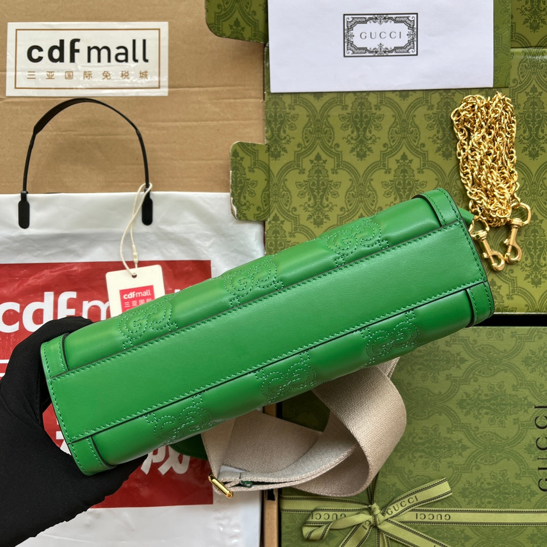 Glami MatelassÃƒÂ© Small Bag Green For Women, Women’s Bags 10.2in/26cm GlamiÃ¢â‚¬Å½