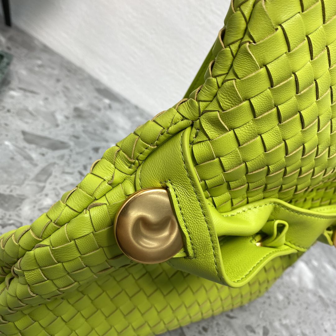 GLAMI Intrecciato Shoulder Bag Neon Green, For Women, WomenÃƒÂ¢Ã¢â€šÂ¬Ã¢â€žÂ¢s Bags 10.2in/26cm