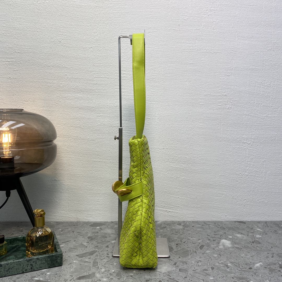 GLAMI Intrecciato Shoulder Bag Neon Green, For Women, WomenÃƒÂ¢Ã¢â€šÂ¬Ã¢â€žÂ¢s Bags 10.2in/26cm