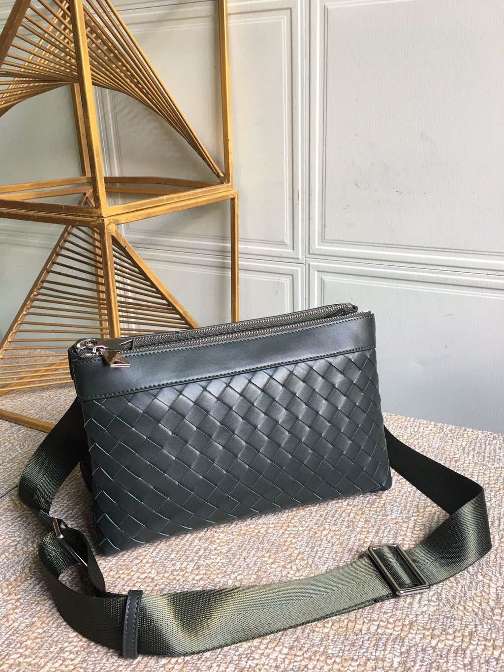 GLAMI Classic Intrecciato Green, For Women, WomenÃƒÂ¢Ã¢â€šÂ¬Ã¢â€žÂ¢s Bags 10.2in/26cm