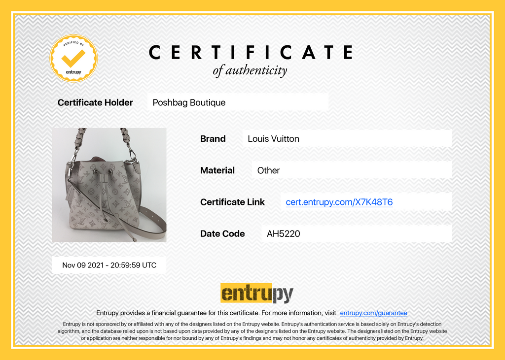 Louis Vuitto Muria Mahina Calfskin Hobo Bag