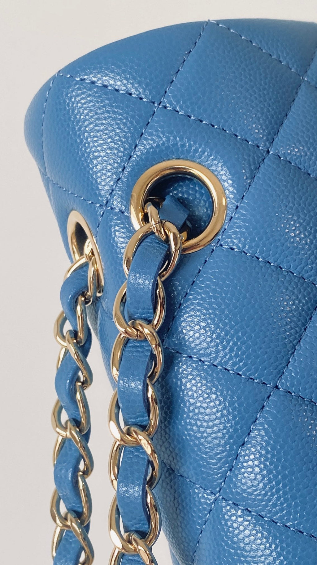 CHLSmall Classic Handbag Blue For Women, Women’s Bags 9.1in/23cm