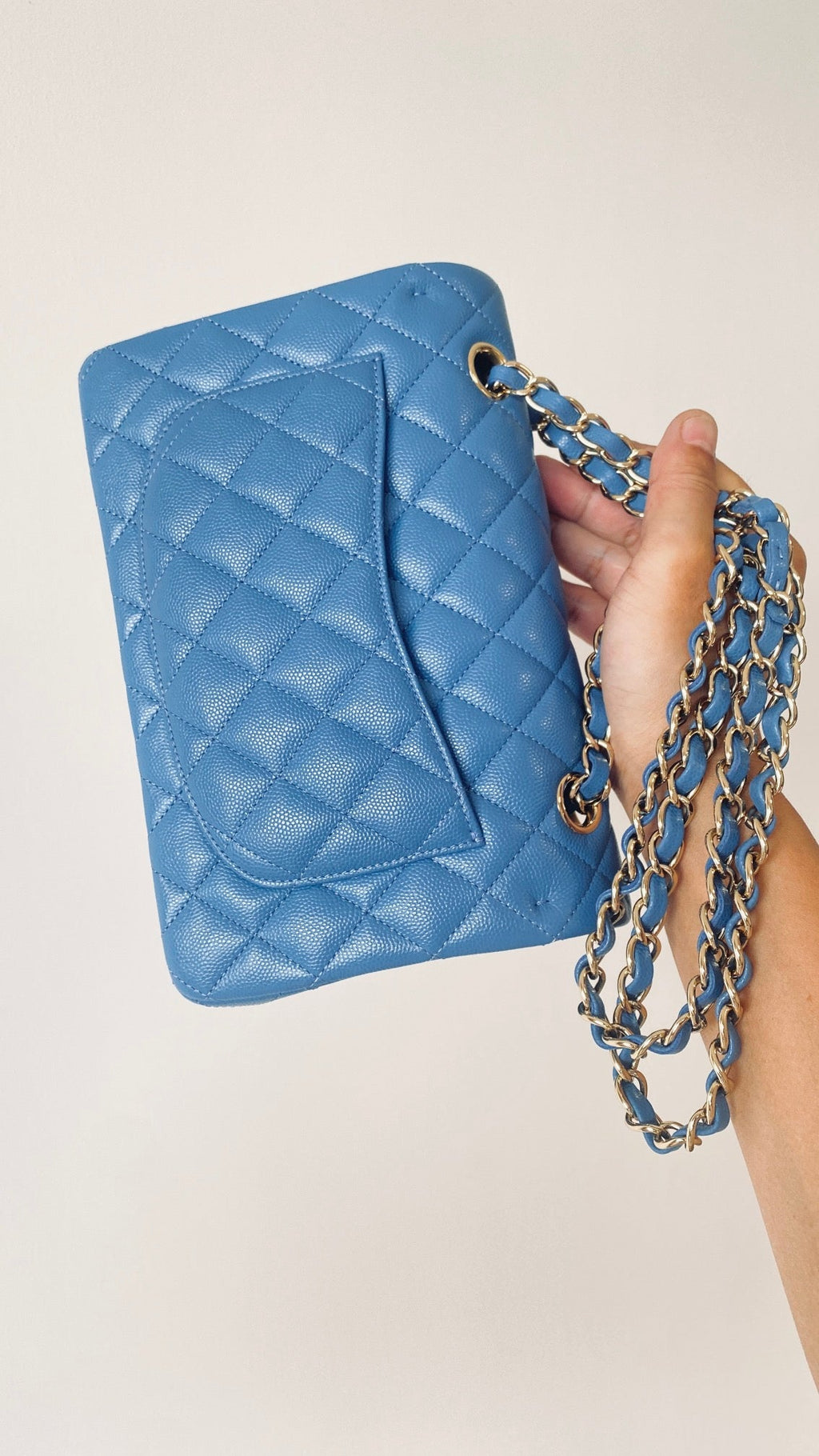 CHLSmall Classic Handbag Blue For Women Bags 9.1in/23cm