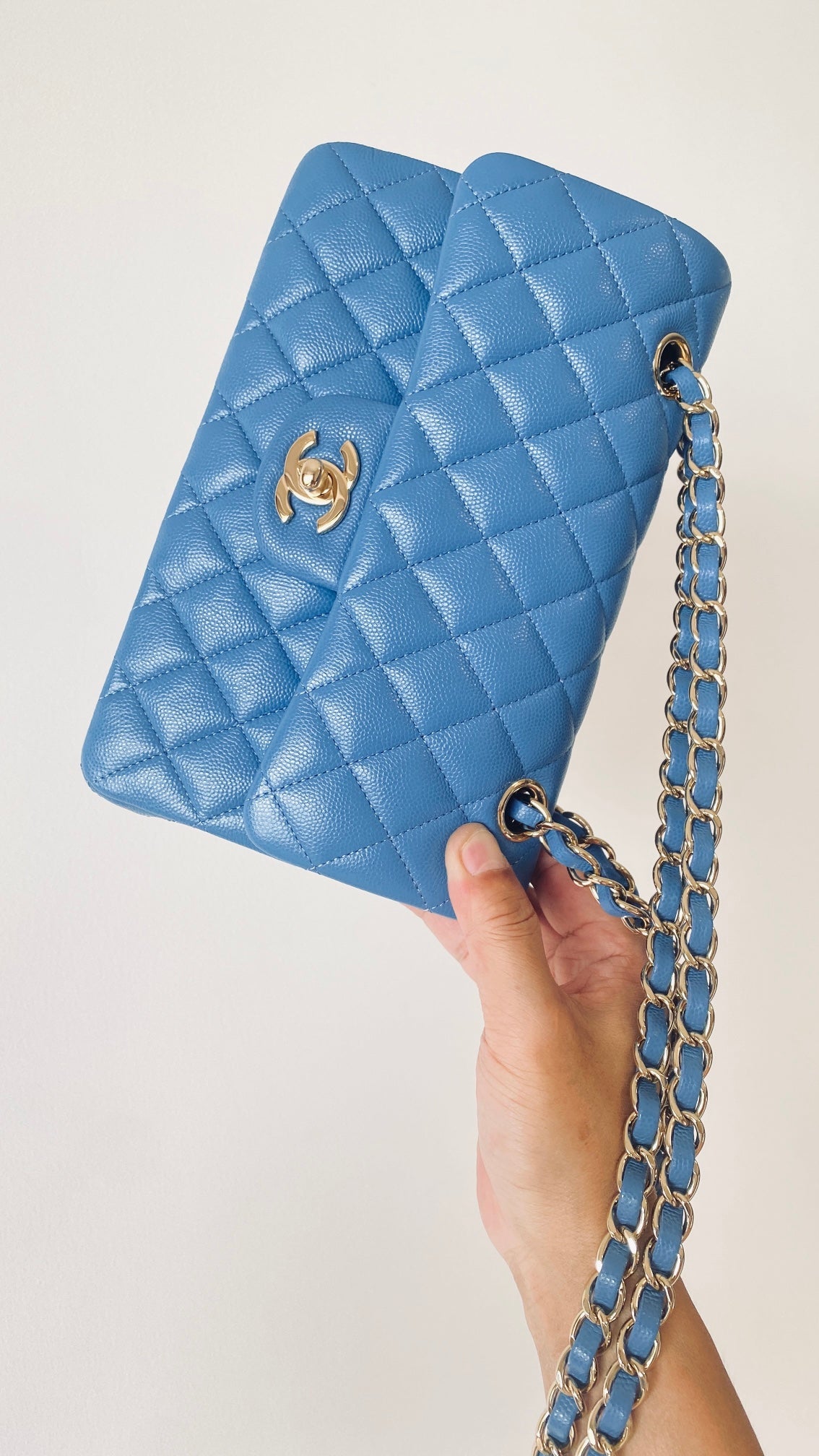 CHLSmall Classic Handbag Blue For Women Bags 9.1in/23cm