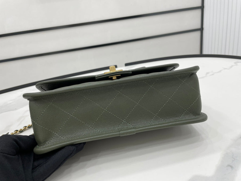 CHL AS3653 22K Bag Dark Green For Women, Women’s Bags 9.8in/25cm