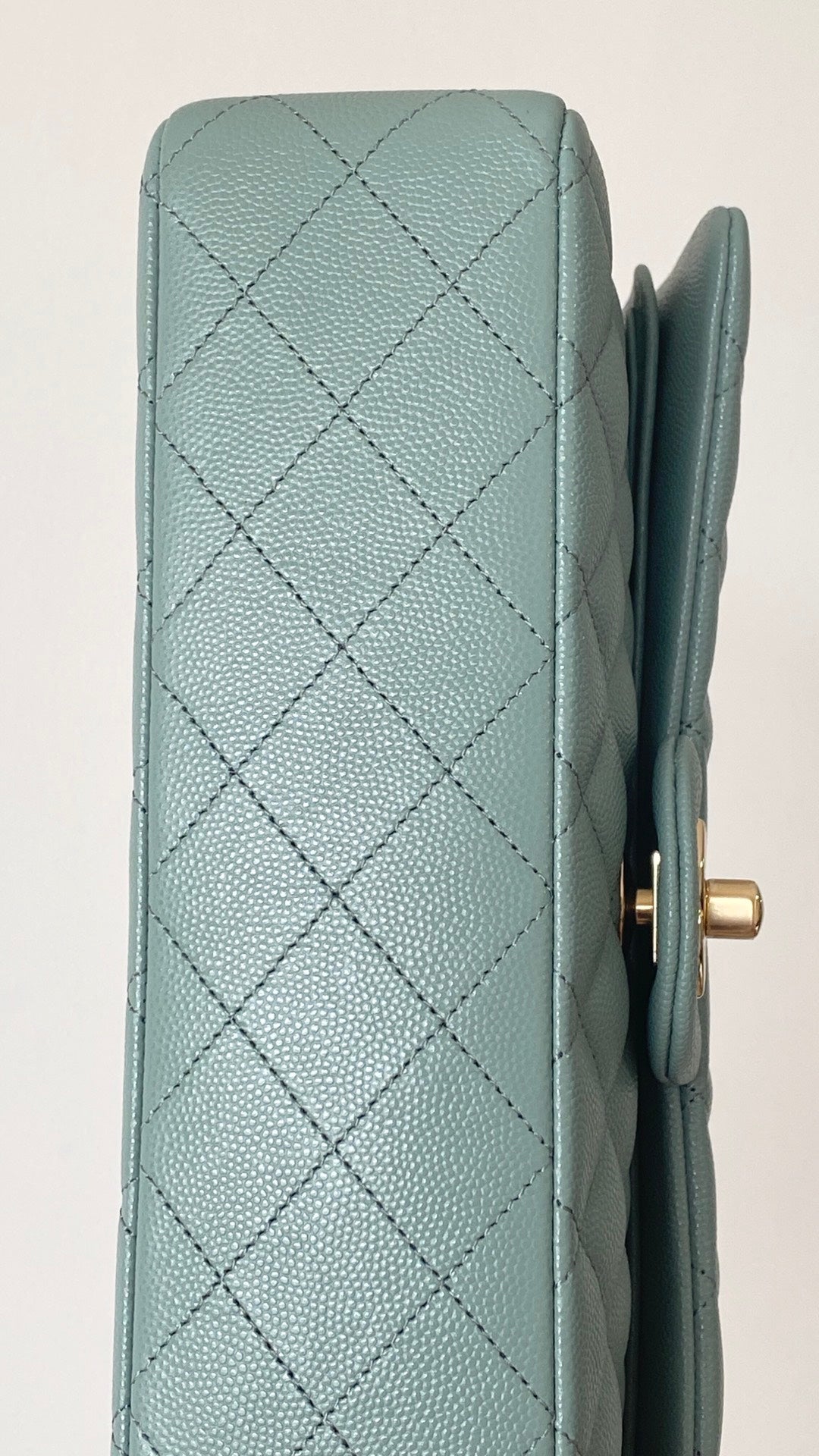 CHLSmall Classic Handbag Light Green For Women, Women’s Bags 9.1in/23cm