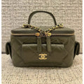 CHLVanity Bag With Strap Dark Green For Women Bags 6.6in/17cm