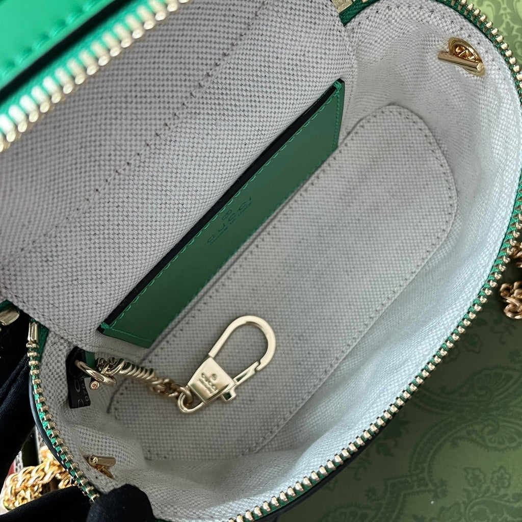 Glami Quilted Glami Mini Handbag Green For Women, Women’s Bags 6.3in/16cm Glami 723770 UM8IG 3219
